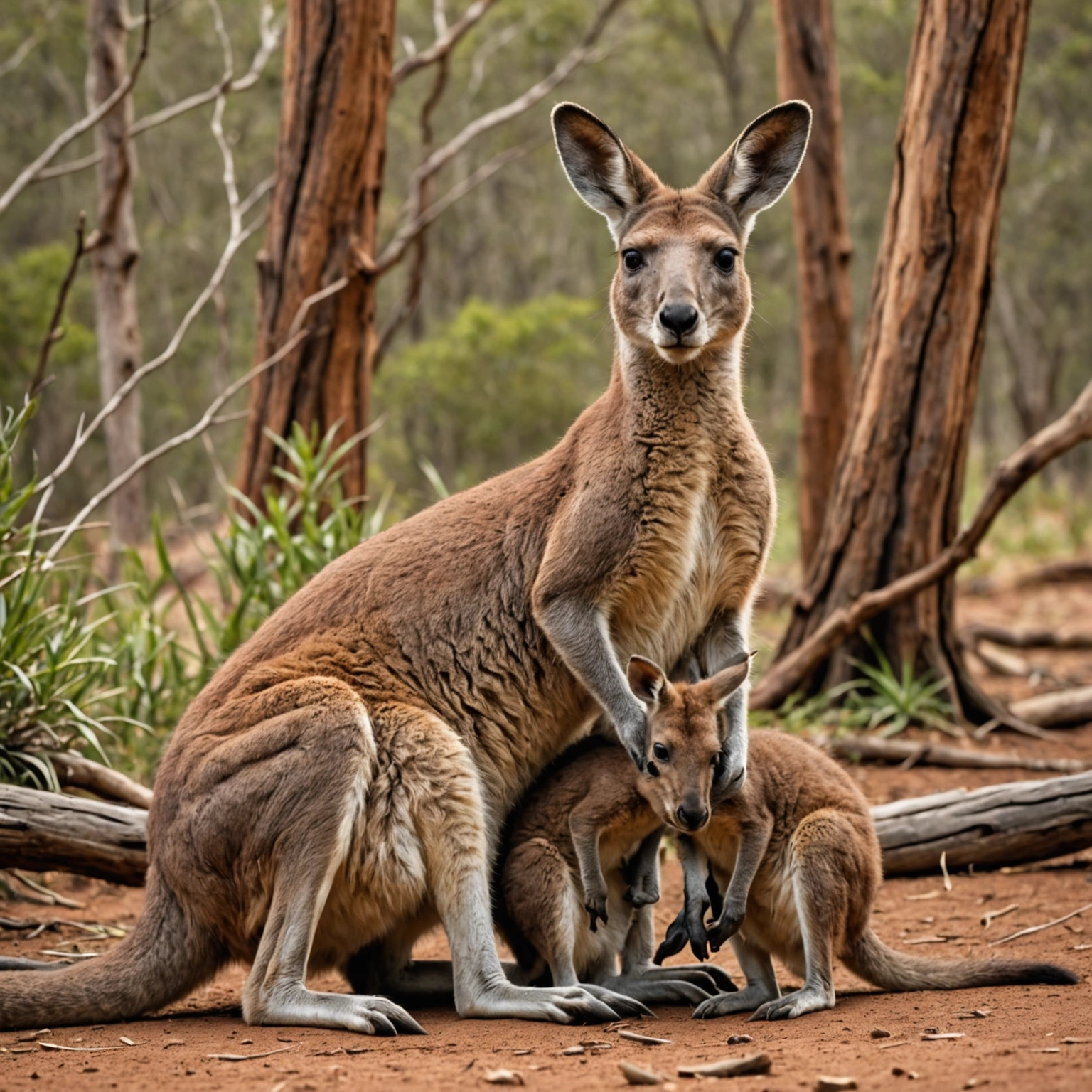 Кенгуру: удивительный мир защиты детёныша в природе