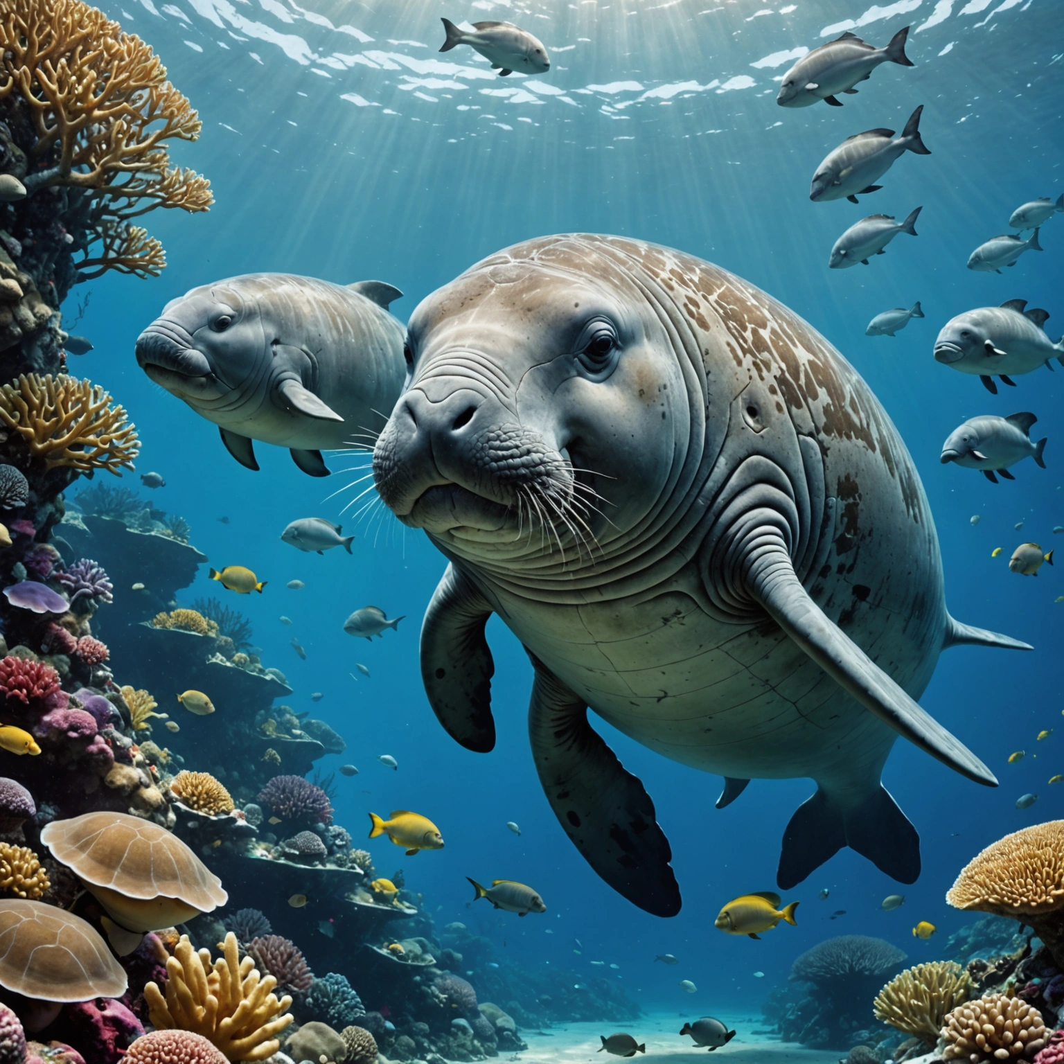 Дюгони: Родственник слона, которого вы обязательно должны узнать