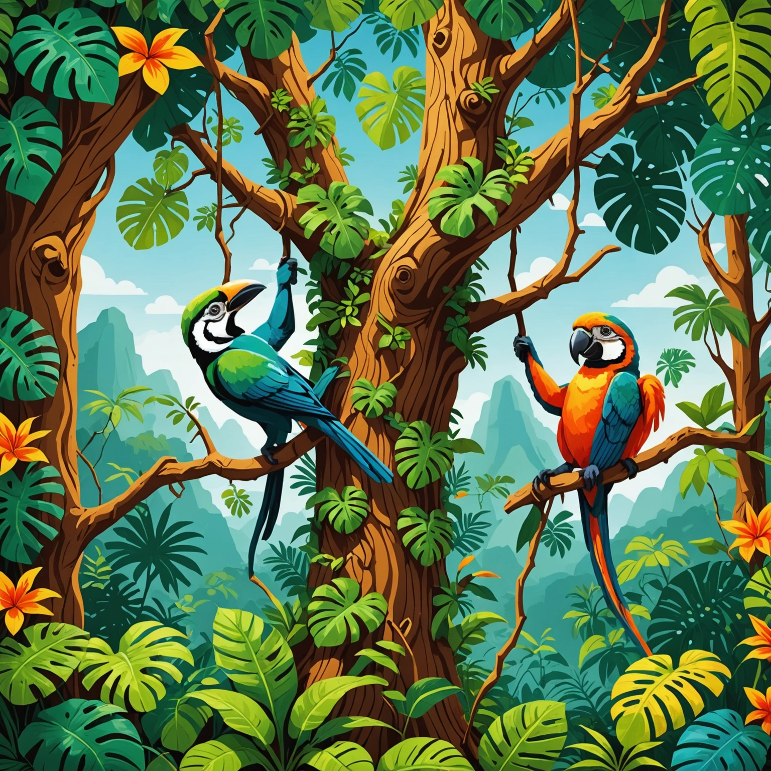 Древолазы: Яркие обитатели тропиков и их удивительный мир