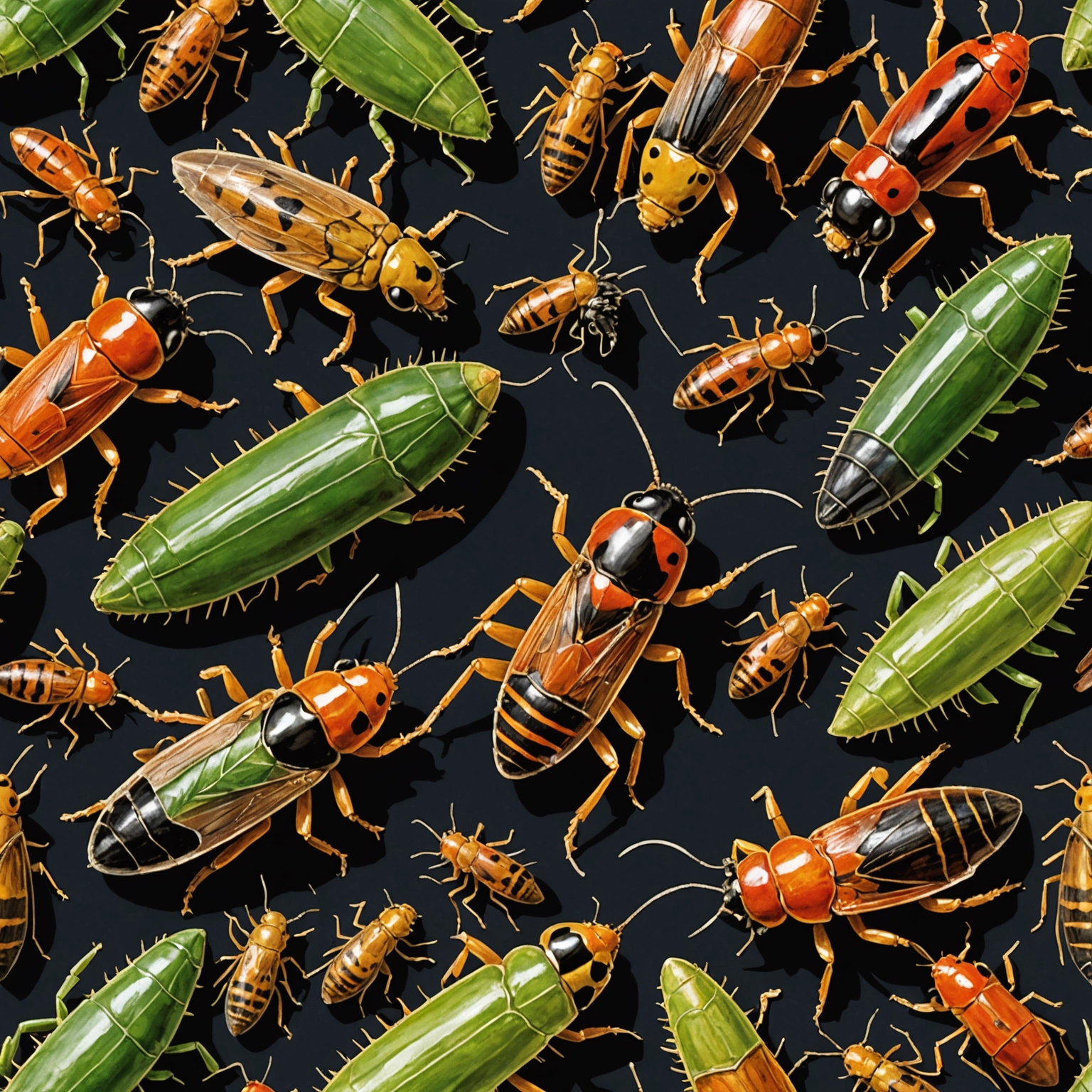 Загадочный мир насекомых: от личинок до великих поэтов