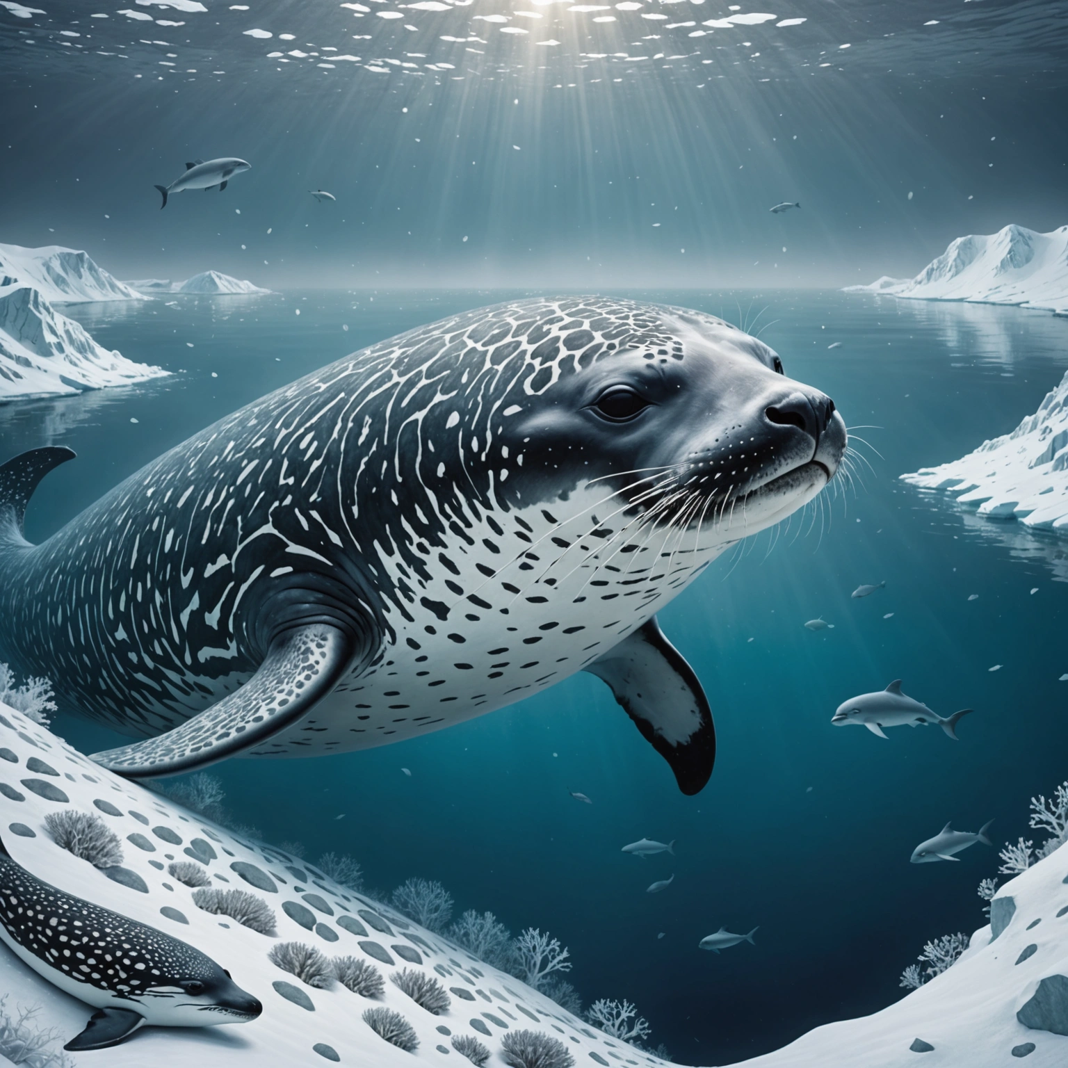 Самые красивые тюлени: очарование Морского леопарда и гренландского тюленя