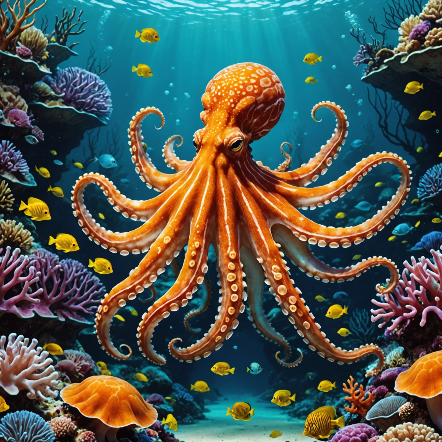 Погружение в мир самых красивых осьминогов: Короткохвостый и мимеет