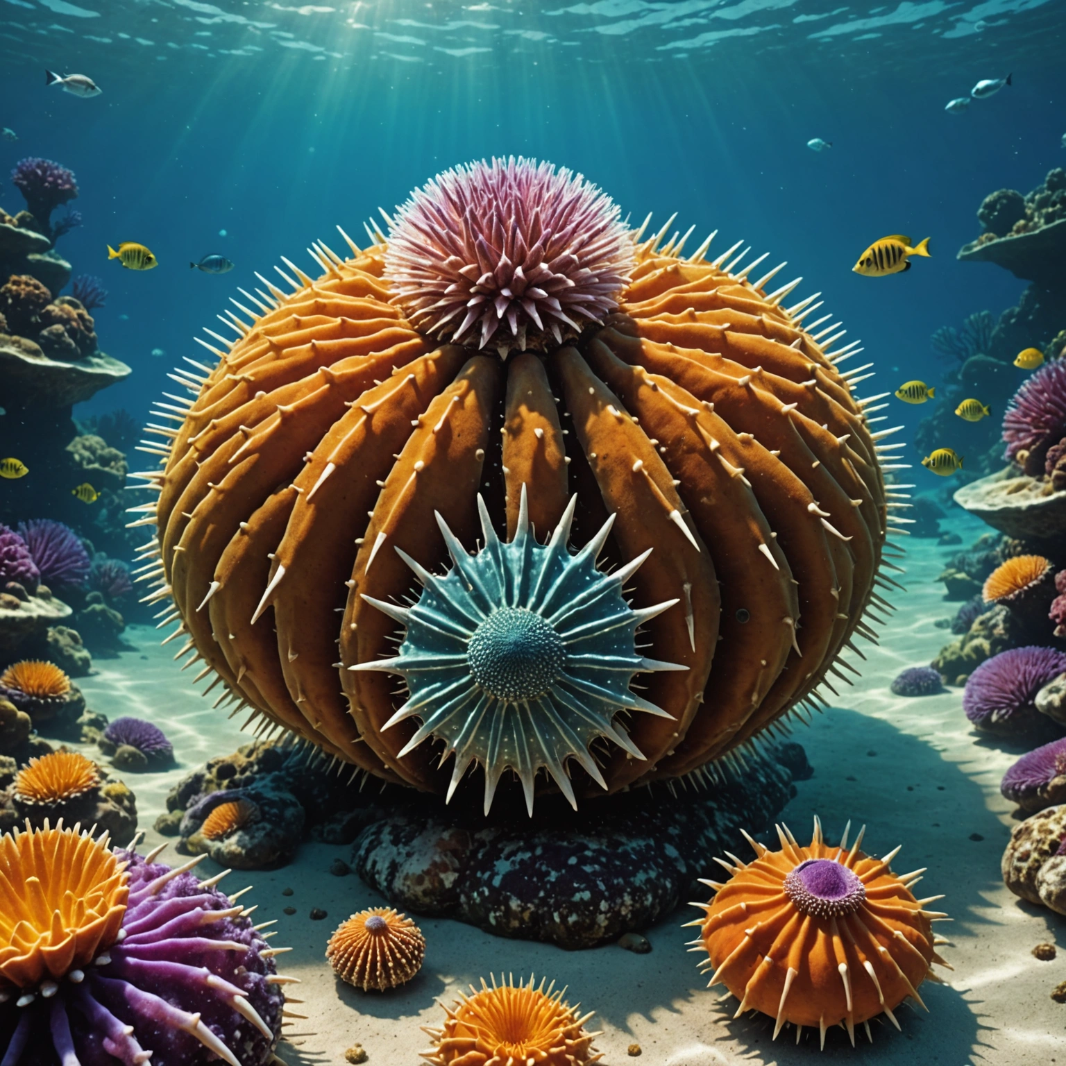 Погружение в мир красоты: самые красивые морские ежи – Королевский и Шляпочный