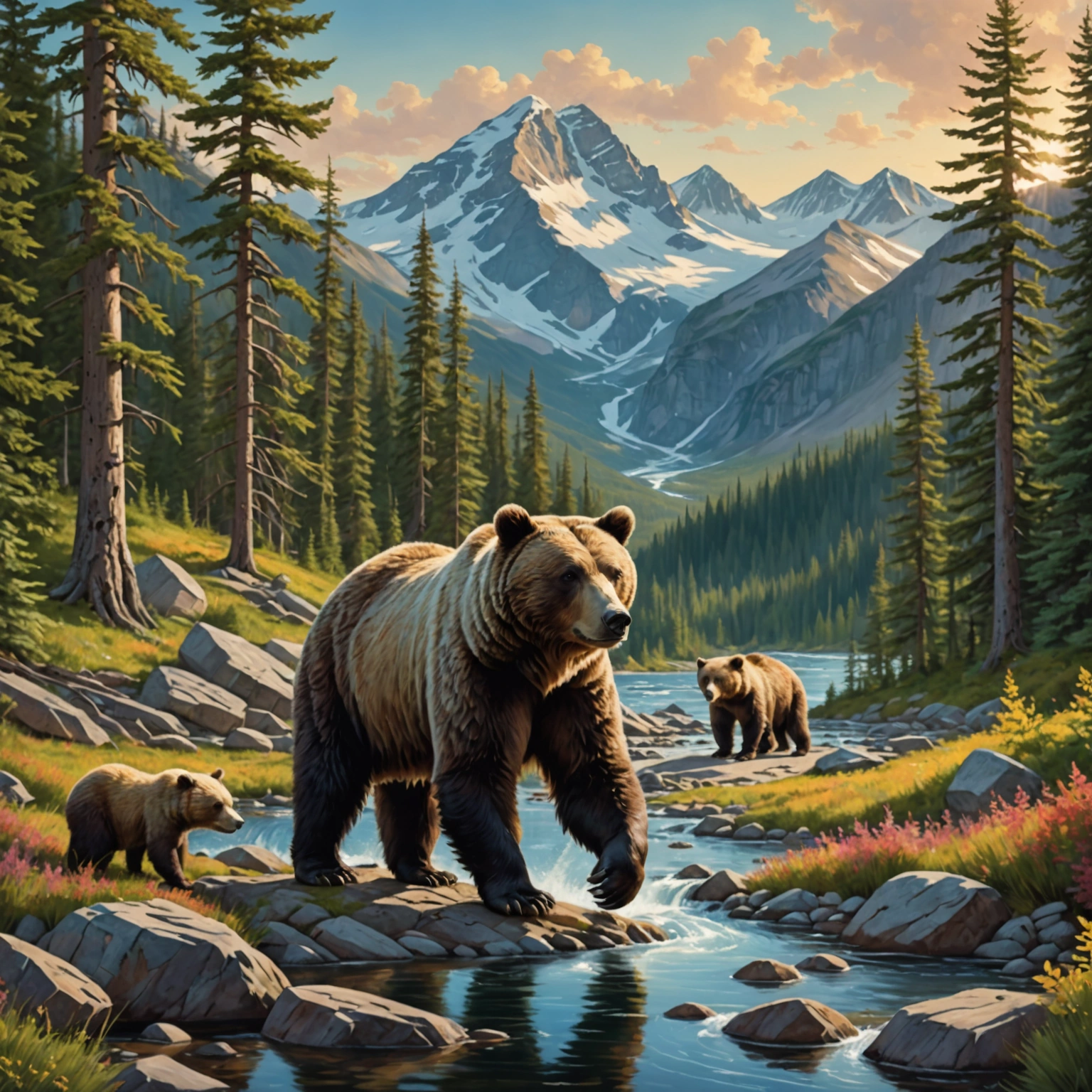 Самые умные медведи: Гризли и белый — кто они на самом деле?