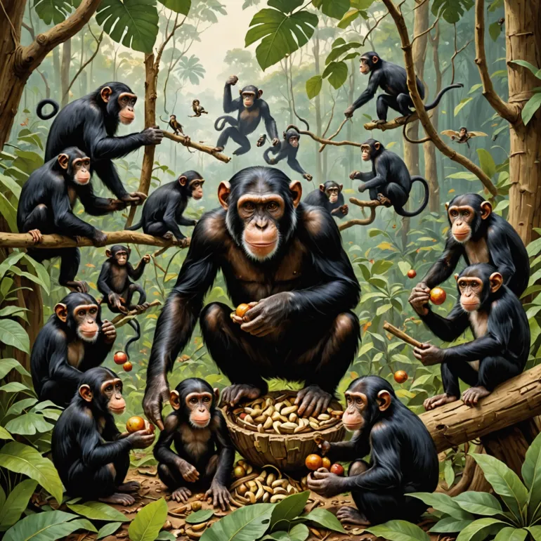 Обезьяны: удивительный мир, в котором палка становится орехом