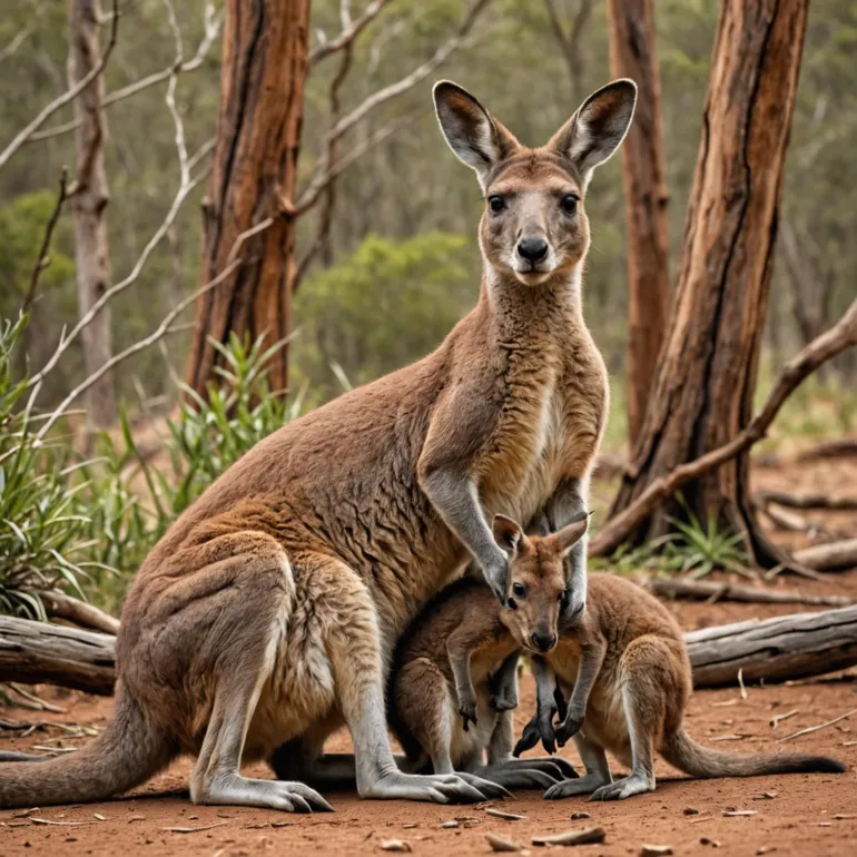 Кенгуру: удивительный мир защиты детёныша в природе