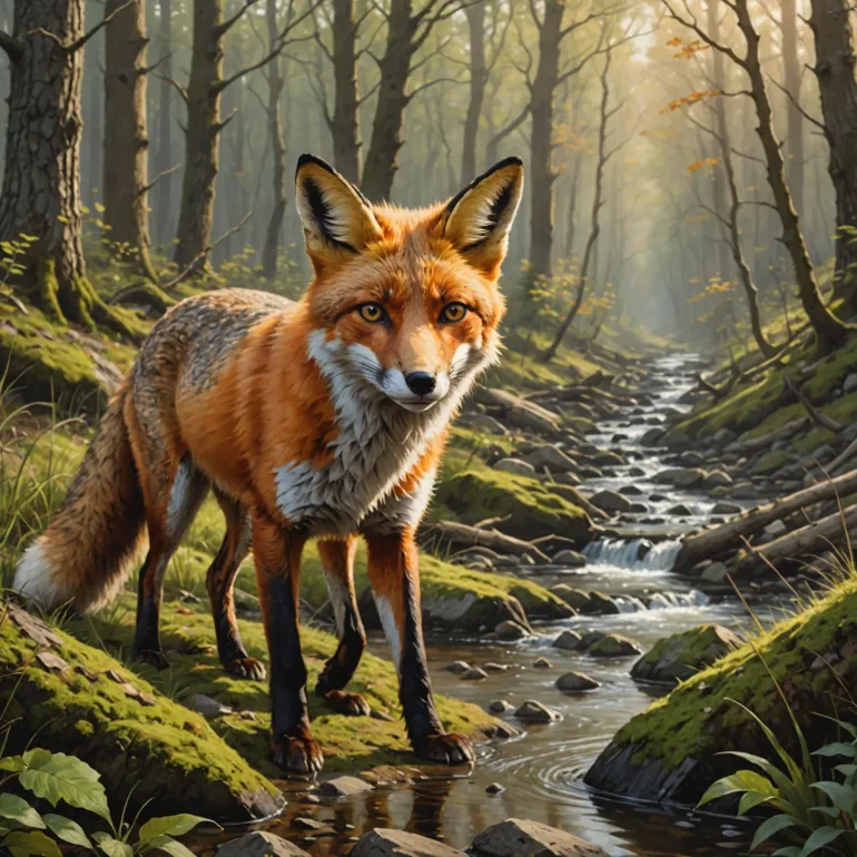 Лисы: Искусство охоты и удивительная адаптация в мире дикой природы