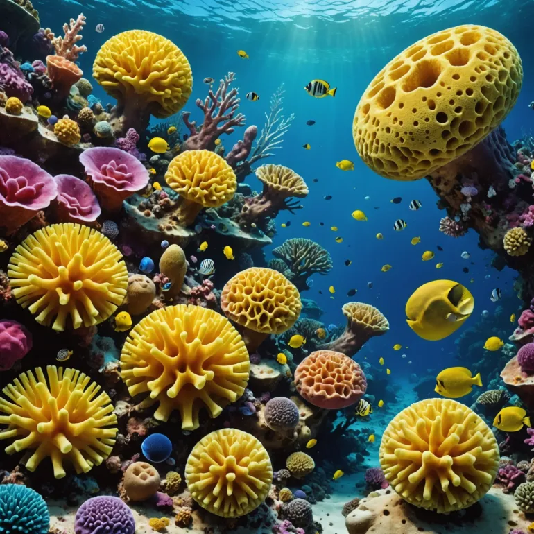 Губки: удивительный мир пор и питания