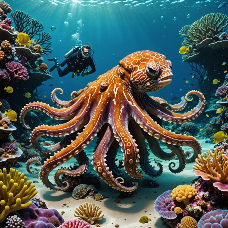 Осьминоги: удивительные мастера камуфляжа и их загадочная кожа