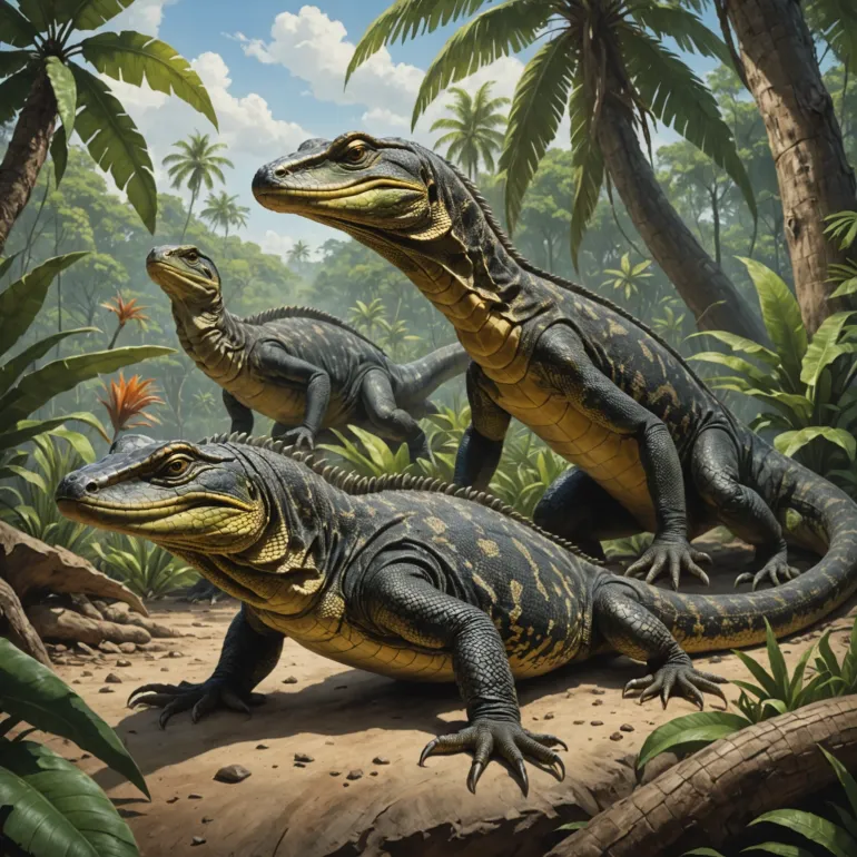 Вараны: загадочные обитатели островов и искусные охотники
