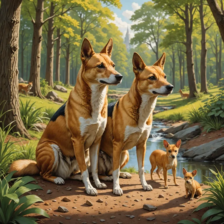 Удивительный мир животных: от каролинской собаки до беременной белки