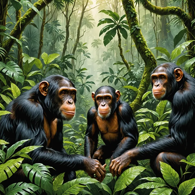 Самые умные обезьяны: Шимпанзе и орангутаны