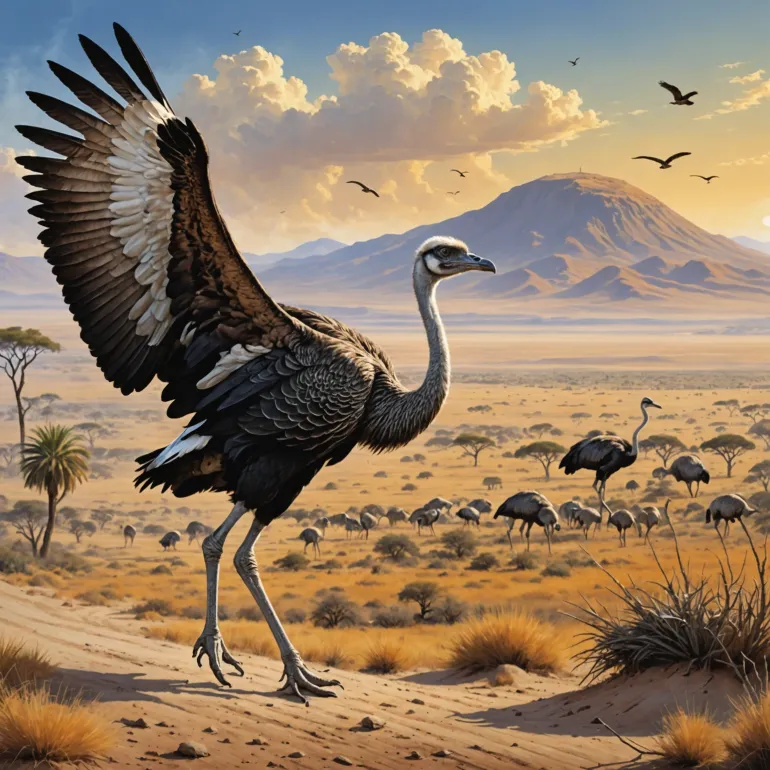 Самые большие птицы: величие страуса и кондора в мире пернатых гигантов