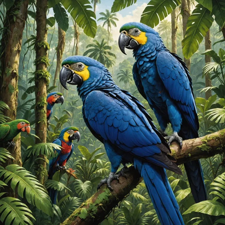 Самые большие попугаи: увлекательный мир гигантов пернатого царства