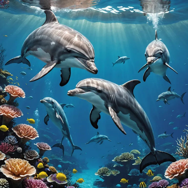 Самые красивые дельфины: Розовый и афалина — удивительные обитатели морских глубин