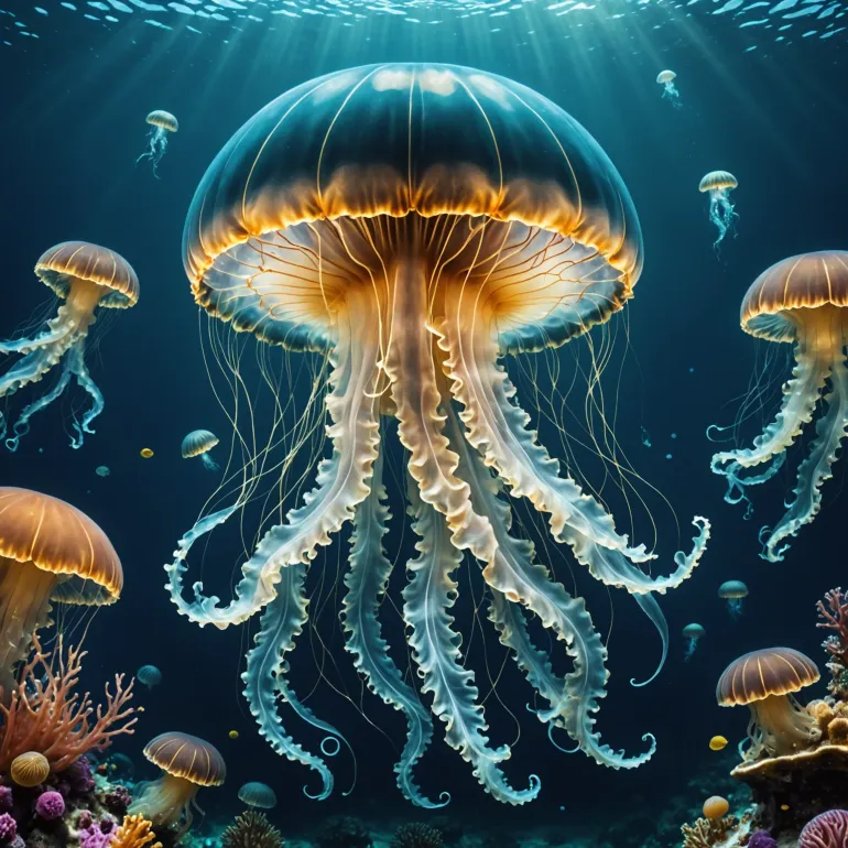 Самые красивые медузы: погружение в завораживающий мир Корончатой и Ночесветки