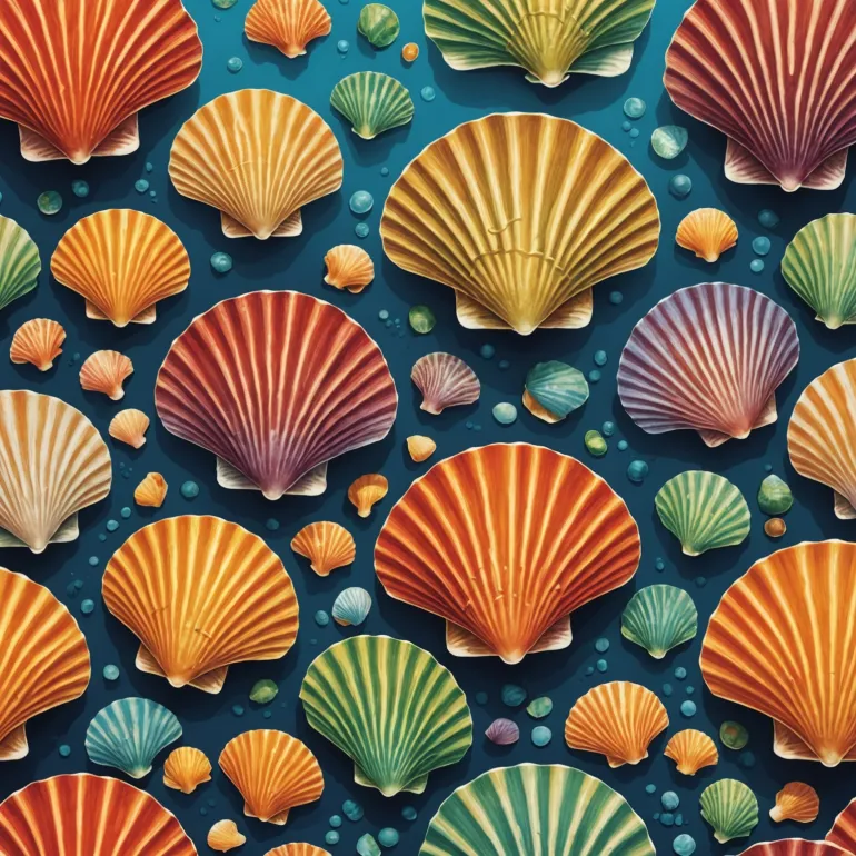Погружение в мир красоты: Самые красивые морские гребешки и их радужные виды