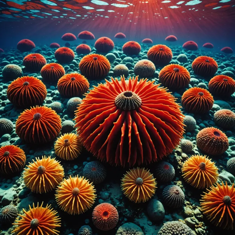 Самые большие морские ежи: погружение в удивительный мир Красного морского ежа