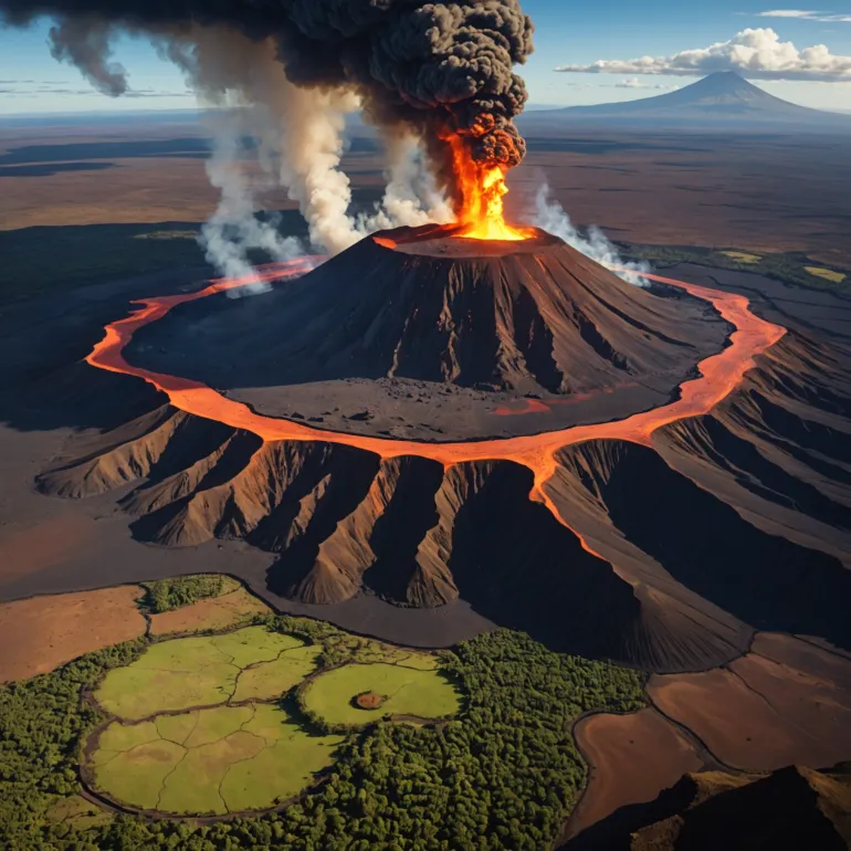 Топ-15 самых больших вулканов в мире: список и их расположение