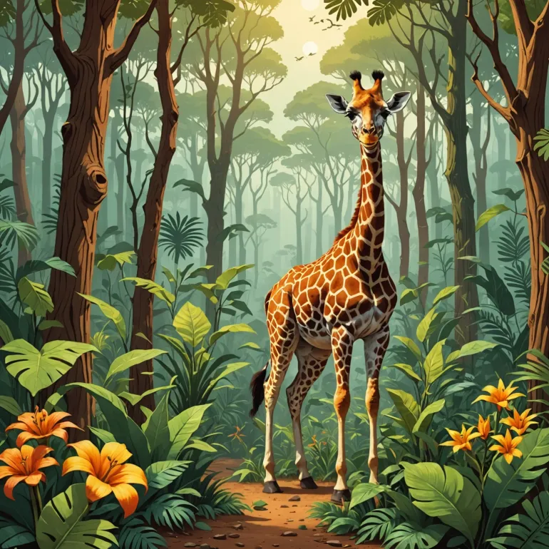 Карликовый жираф: загадочный обитатель африканских просторов