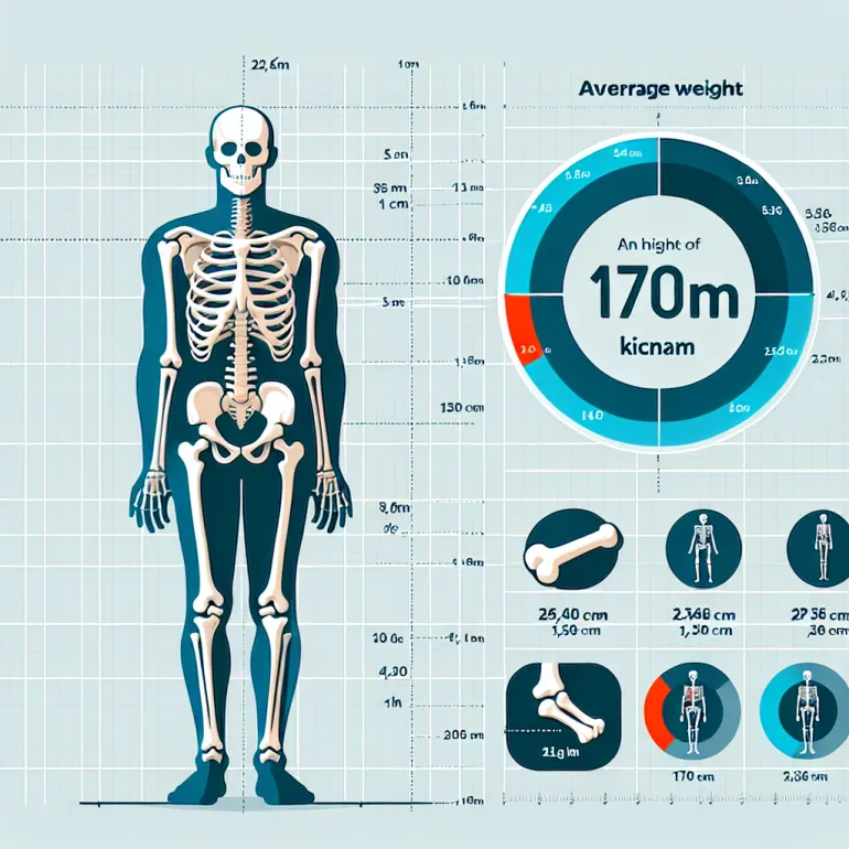 Сколько весит скелет человека при росте 170 см?