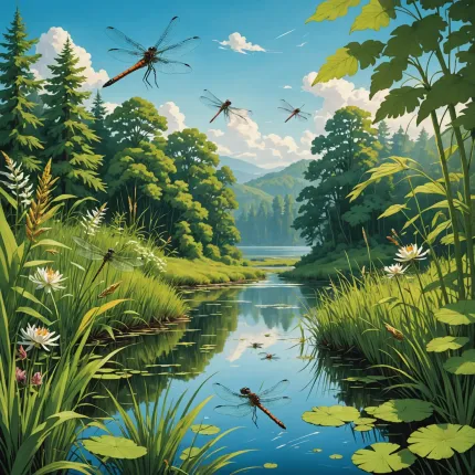Стрекозы: Невидимые Стражи Водной Природы