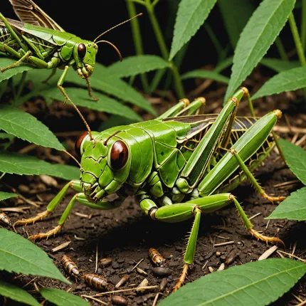 Кузнечики: удивительный мир зимовки и вылупления