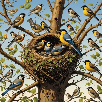 Пташки: Искусство строительства на ветках и их удивительный мир