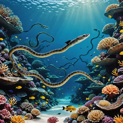 Морские змеи: удивительный мир подводных обитателей