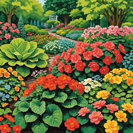 Создание идеального сада: вдохновение от бегоньи и колраби