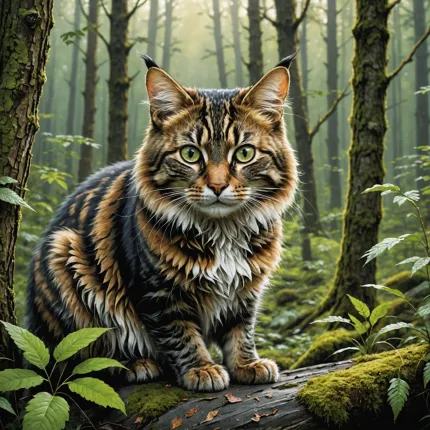 Самые редкие кошки России: заглянем в мир Амурского лесного кота