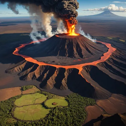 Топ-15 самых больших вулканов в мире: список и их расположение